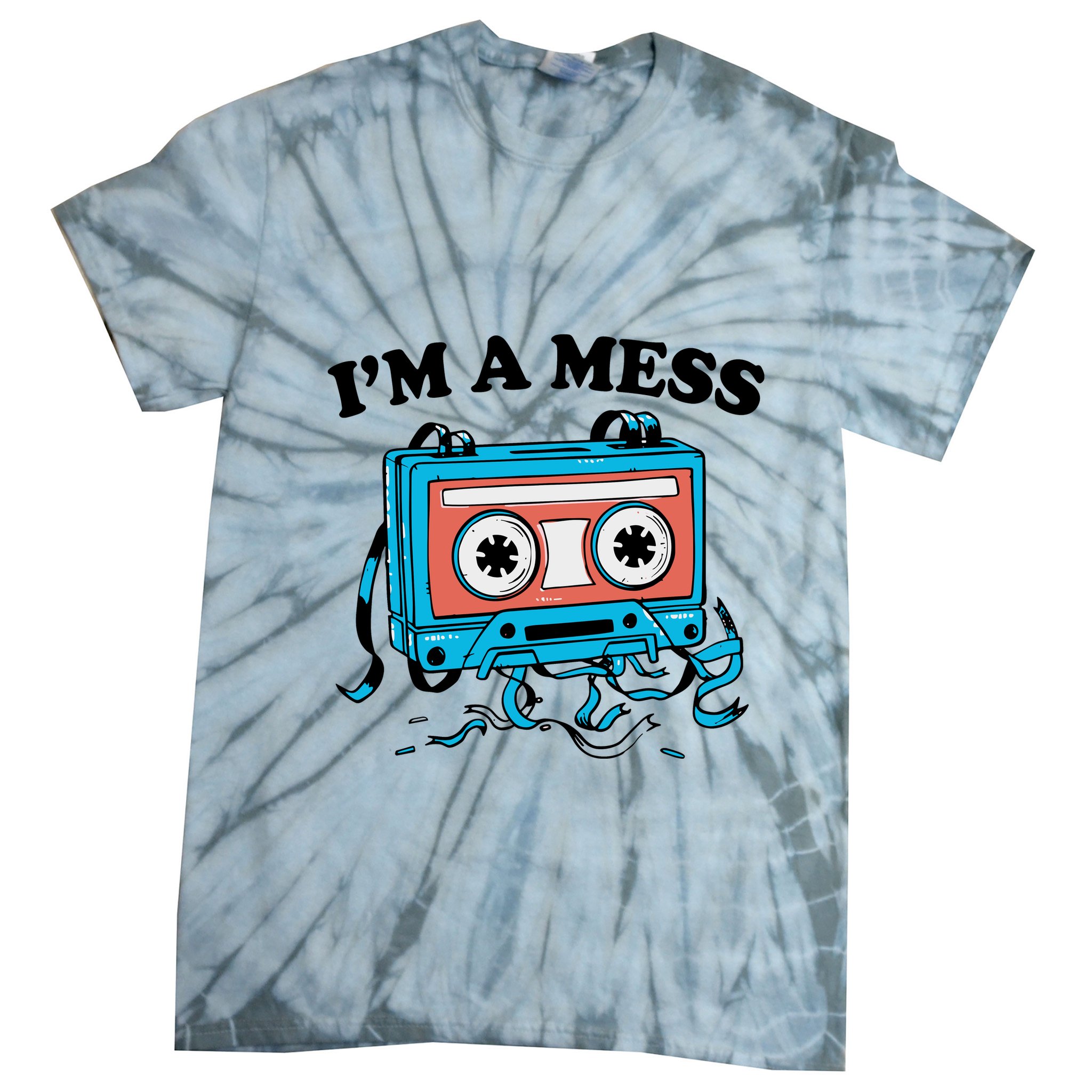 Radio IM A Mess Tie-Dye T-Shirt