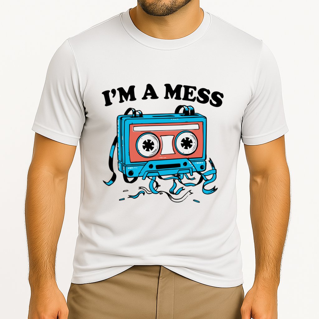 Radio IM A Mess Cooling Performance Crew T-Shirt