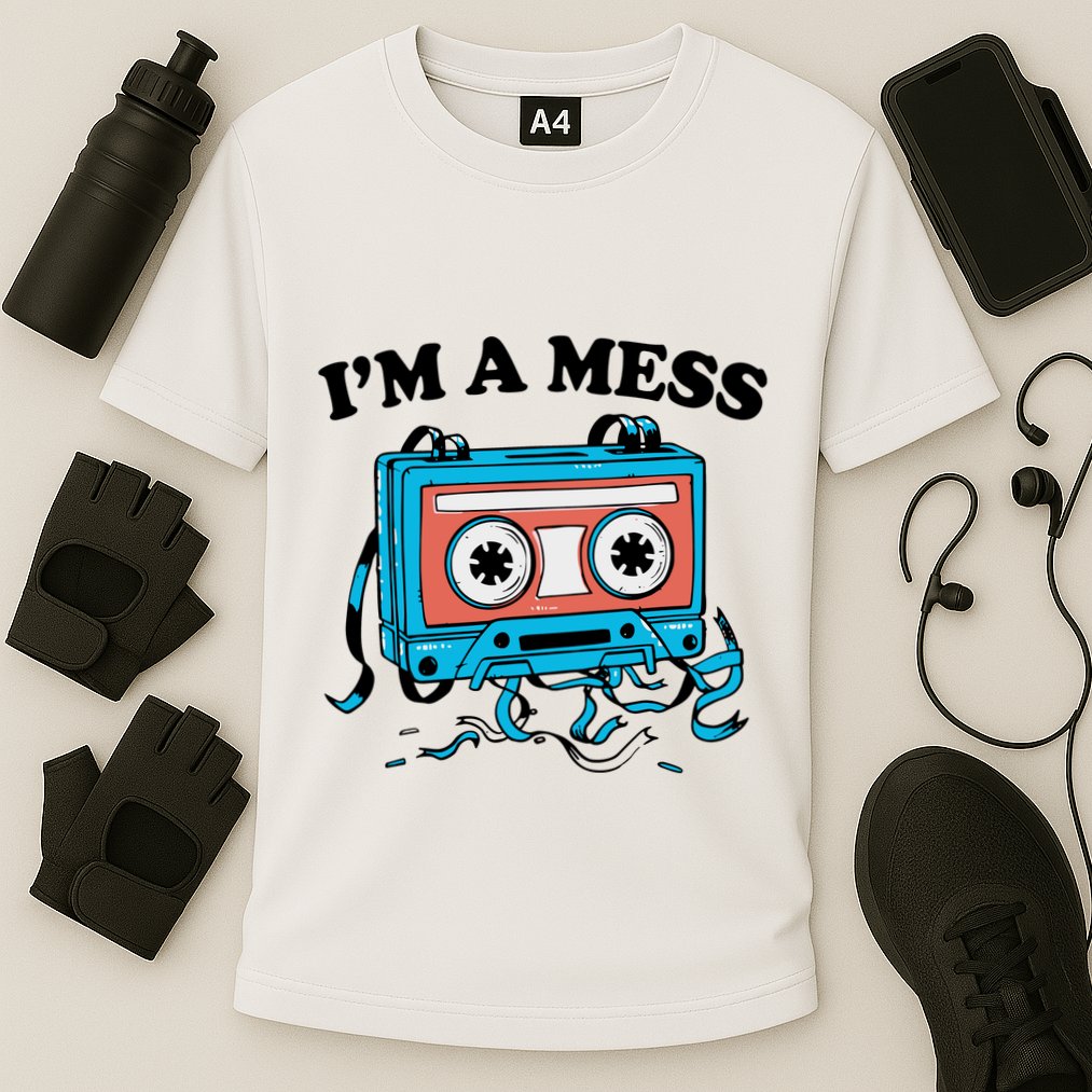 Radio IM A Mess Cooling Performance Crew T-Shirt