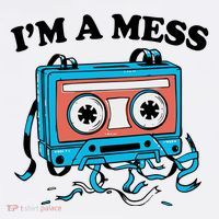Radio IM A Mess Sustainable Bucket Hat