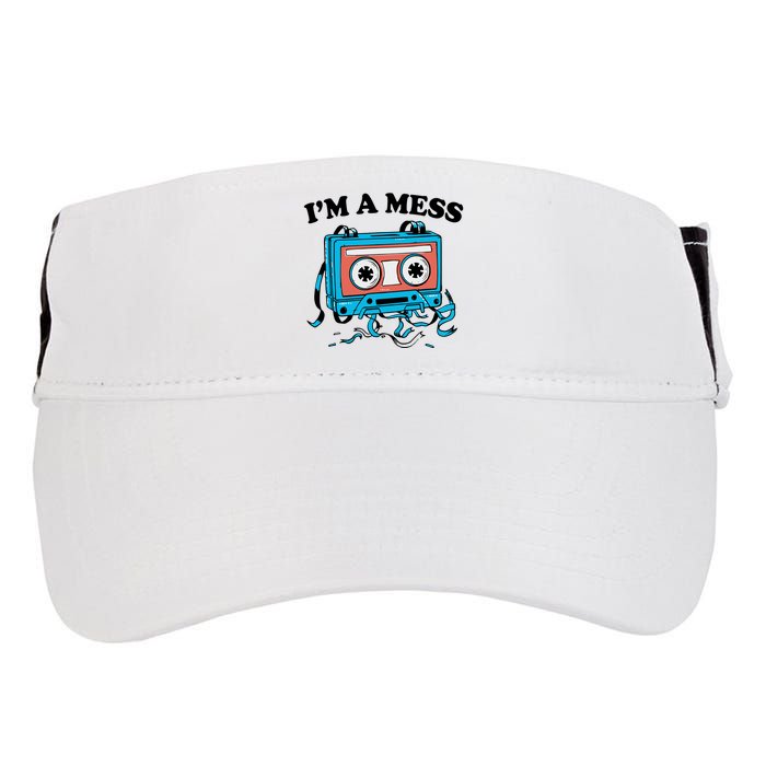 Radio IM A Mess Adult Drive Performance Visor