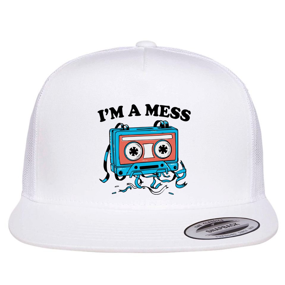 Radio IM A Mess Flat Bill Trucker Hat