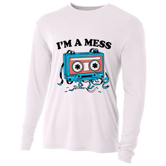Radio IM A Mess Cooling Performance Long Sleeve Crew