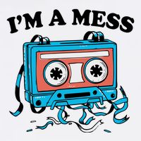 Radio IM A Mess Cooling Performance Long Sleeve Crew