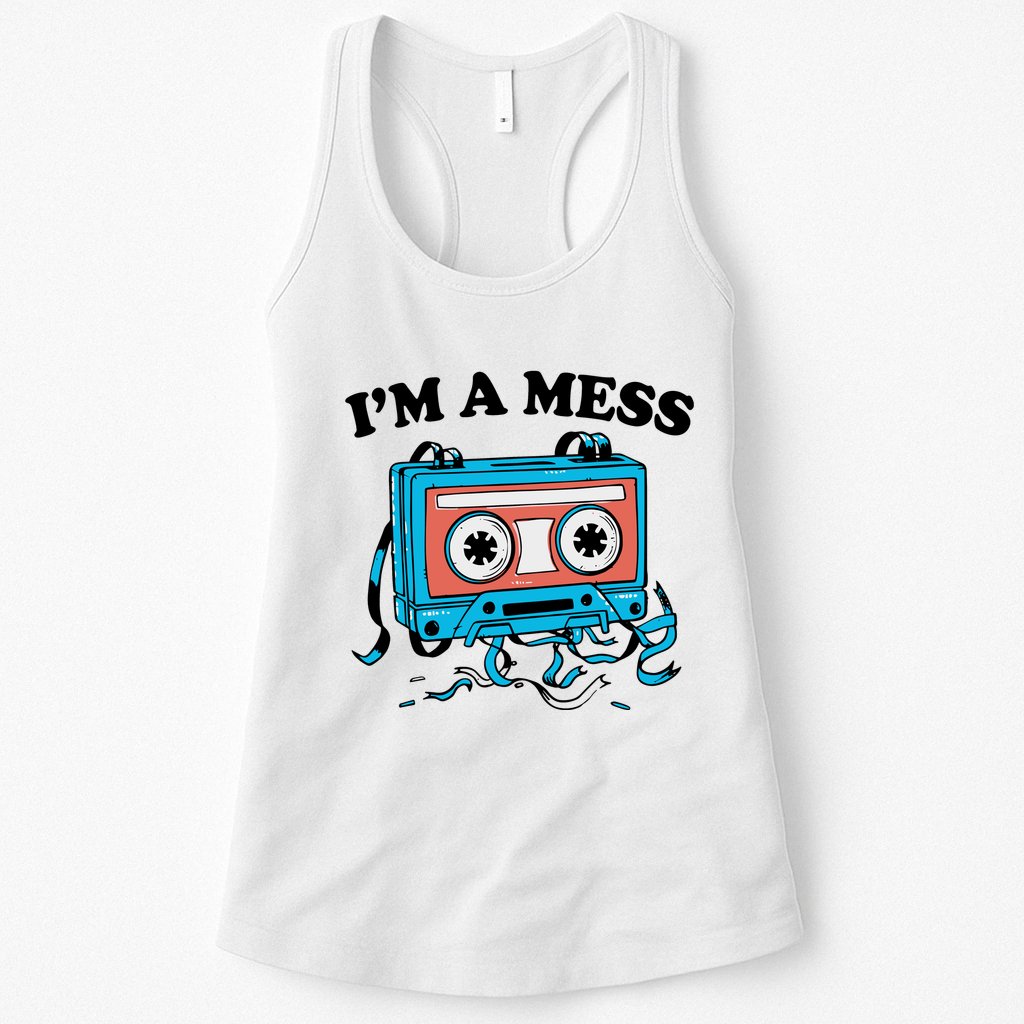 Radio IM A Mess Womens Tank Top