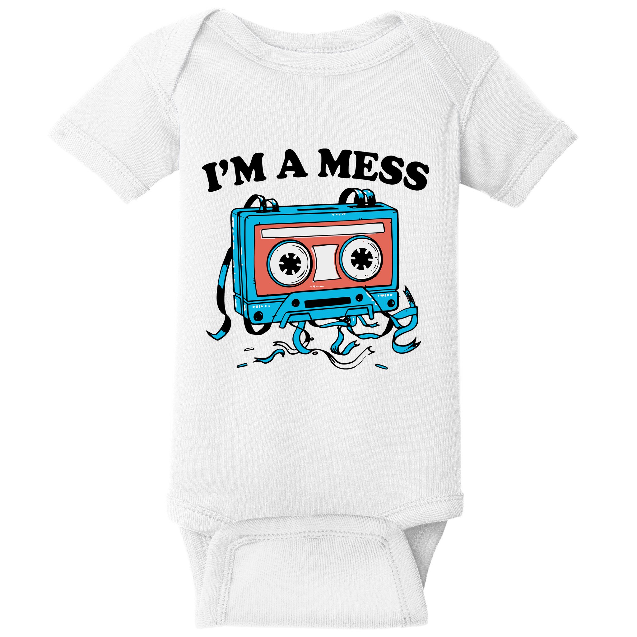 Radio IM A Mess Baby Bodysuit