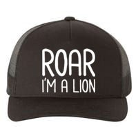 Roar IM A Lion Funny And Lazy Costume For Halloween Parties Yupoong Adult 5-Panel Trucker Hat