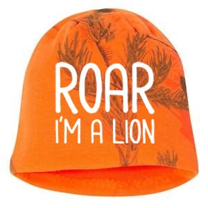 Roar IM A Lion Funny And Lazy Costume For Halloween Parties Kati - Camo Knit Beanie