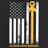 Ribbon In A Flag, Childhood Cancer Awareness Beanie