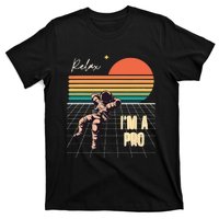 Relax I'm a Pro featuring Astronaut in retro space T-Shirt