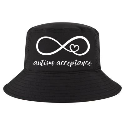 Red Instead Autism Shirt Autism Acceptance Cool Comfort Performance Bucket Hat