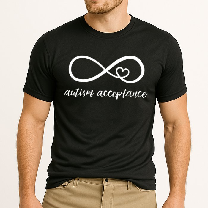 Red Instead Autism Shirt Autism Acceptance Cooling Performance Crew T-Shirt