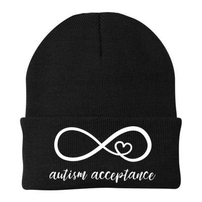 Red Instead Autism Shirt Autism Acceptance Beanie