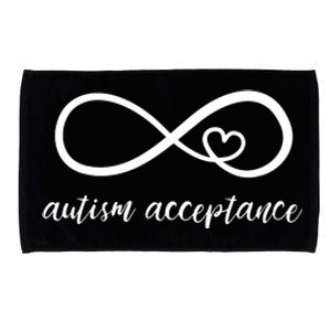 Red Instead Autism Shirt Autism Acceptance Microfiber Hand Towel