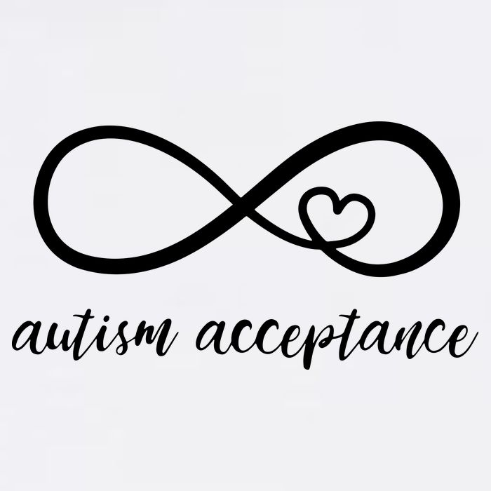 Red Instead Autism Shirt Autism Acceptance Garment-Dyed Sweatshirt