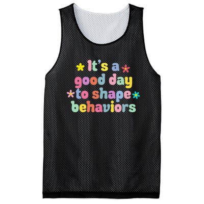 Retro It's A Good Day To Shape Behaviors Analyst Therapist Mesh Reversible Basketball Jersey Tank