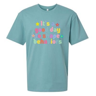 Retro It's A Good Day To Shape Behaviors Analyst Therapist Sueded Cloud Jersey T-Shirt