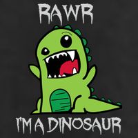 Rawr IM A Dinosaur Cartoon Trex Monster Adult Drive Performance Visor