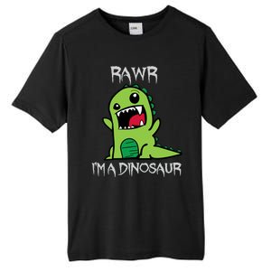 Rawr IM A Dinosaur Cartoon Trex Monster Tall Fusion ChromaSoft Performance T-Shirt