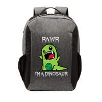 Rawr IM A Dinosaur Cartoon Trex Monster Vector Backpack