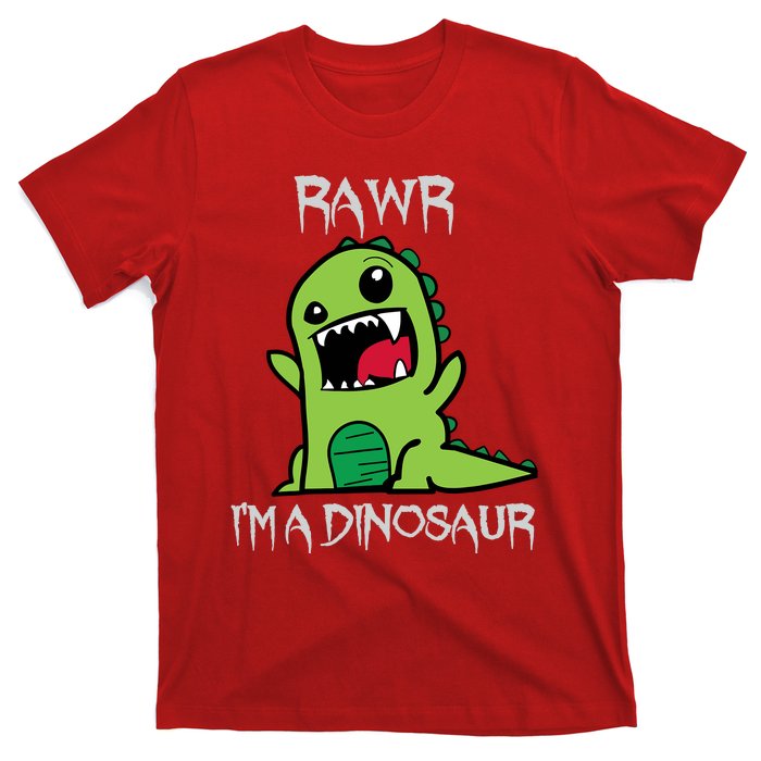 Rawr IM A Dinosaur Cartoon Trex Monster T-Shirt