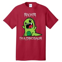 Rawr IM A Dinosaur Cartoon Trex Monster Tall T-Shirt