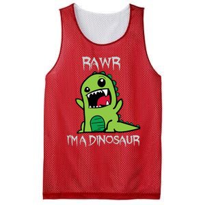 Rawr IM A Dinosaur Cartoon Trex Monster Mesh Reversible Basketball Jersey Tank