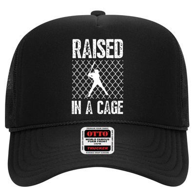 Raised In A Cage Baseball Gift Hat