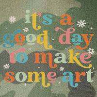 Retro It's A Good Day To Make Some Art Teacher Student Legacy Tie Dye Trucker Hat