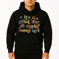 Retro It's A Good Day To Make Some Art Teacher Student Hoodie