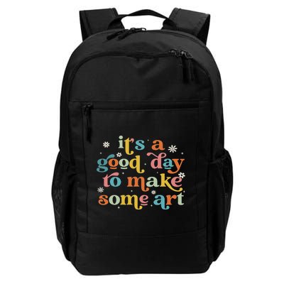Retro It's A Good Day To Make Some Art Teacher Student Backpack