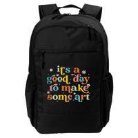 Retro It's A Good Day To Make Some Art Teacher Student Backpack
