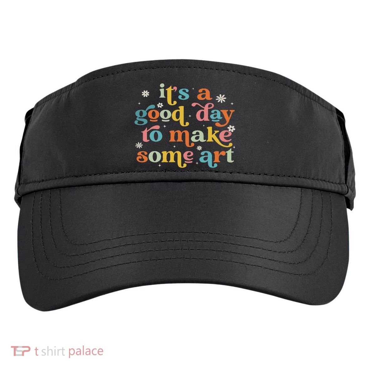 Retro It's A Good Day To Make Some Art Teacher Student Adult Drive Performance Visor