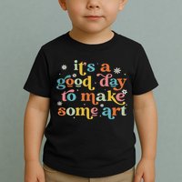 Retro It's A Good Day To Make Some Art Teacher Student Toddler T-Shirt