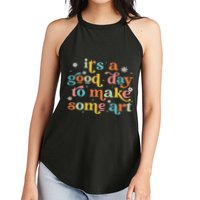 Retro It's A Good Day To Make Some Art Teacher Student Women's Perfect Tri Rocker Tank