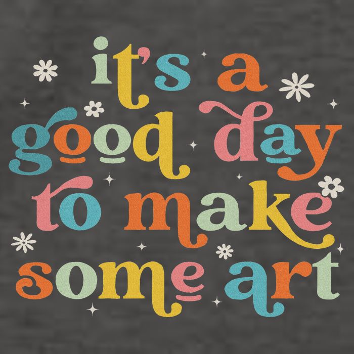Retro It's A Good Day To Make Some Art Teacher Student Vector Backpack