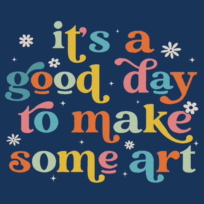 Retro It's A Good Day To Make Some Art Teacher Student Infant Baby Jersey Bodysuit