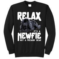 Relax ItS A Newfie Not A Freakin Bear Newfoundland Dog Sweatshirt