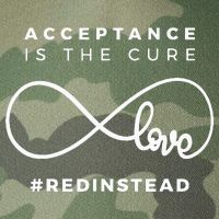 Red Instead Acceptance Of Autism Legacy Tie Dye Trucker Hat