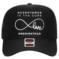 Red Instead Acceptance Of Autism Trucker Hat