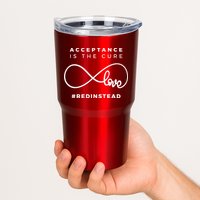 Red Instead Acceptance Of Autism Tumbler