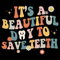 Retro Its A Beautiful Day To Save Th Dental Dentist Womens Tank Top