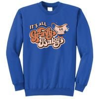 Retro Its All Gravy Thanksgiving Dinner Gravy Boat Great Gift Tall Sweatshirt