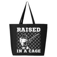 Raised In A Cage Baseball Training Batter Catcher Pitch 25L Jumbo Tote