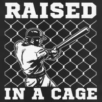 Raised In A Cage Baseball Training Batter Catcher Pitch 25L Jumbo Tote