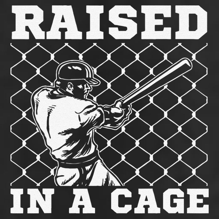 Raised In A Cage Baseball Training Batter Catcher Pitch 25L Jumbo Tote