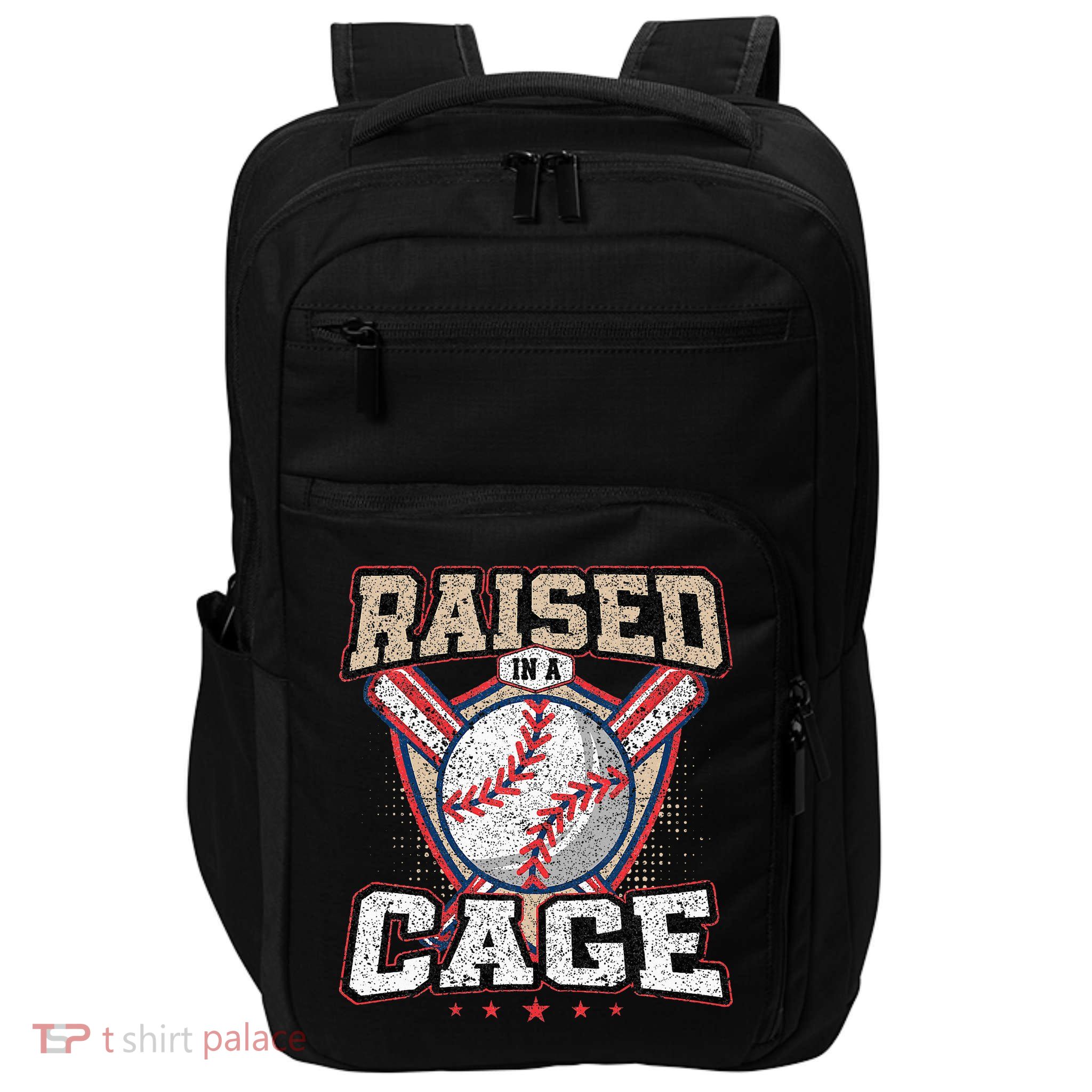 Raised In A Cage Impact Tech Backpack