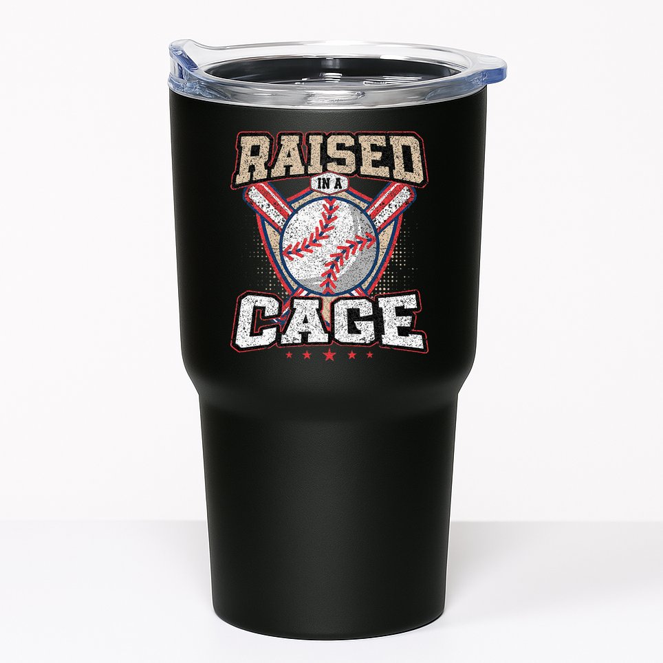 Raised In A Cage Tumbler