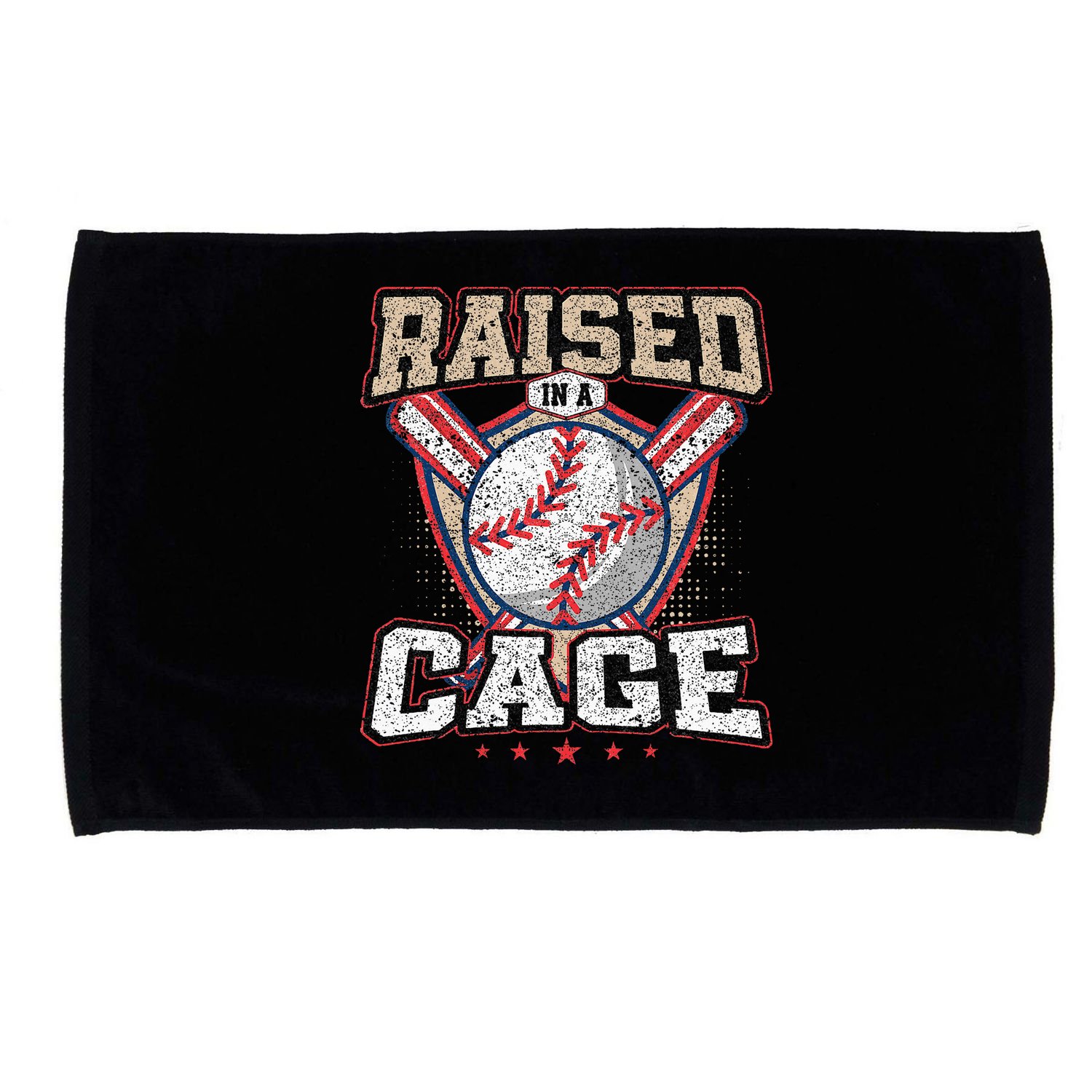 Raised In A Cage Microfiber Hand Towel