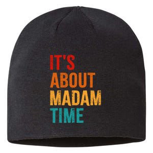 Retro ItS About Madam Time Sustainable Beanie